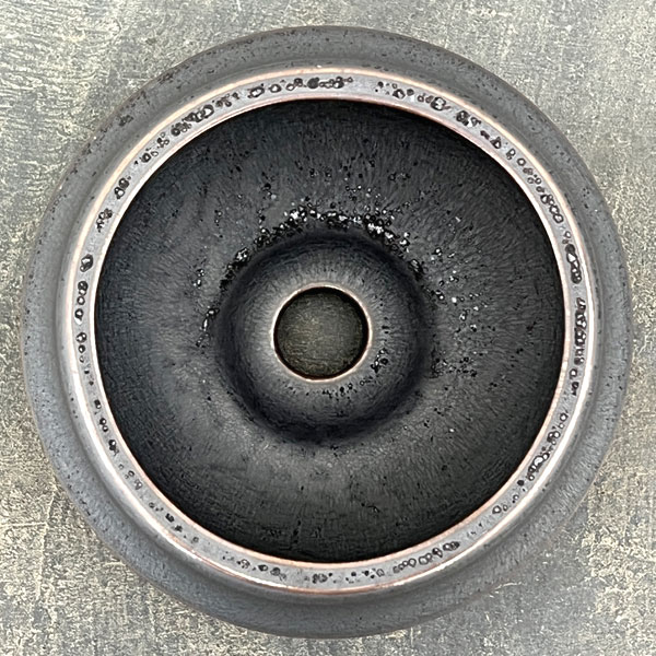 アロイ ポット アンド ソーサー:Mサイズ ロータイプ(直径12.0cm、高さ6.8cm)