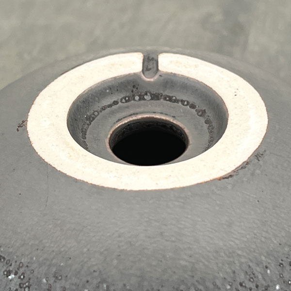 アロイ ポット アンド ソーサー:Mサイズ ロータイプ(直径12.0cm、高さ6.8cm)