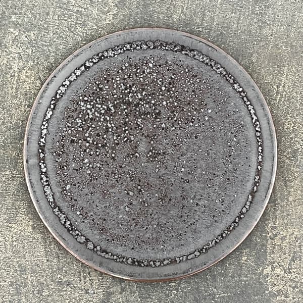 アロイ ポット アンド ソーサー:Mサイズ ロータイプ(直径12.0cm、高さ6.8cm)