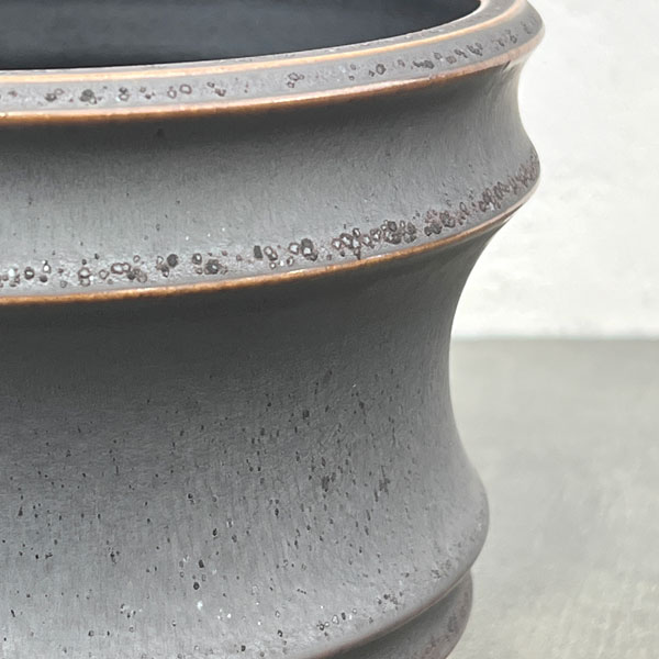 アロイ ポット アンド ソーサー：Lサイズ（直径15.0cm、高さ12.0cm）