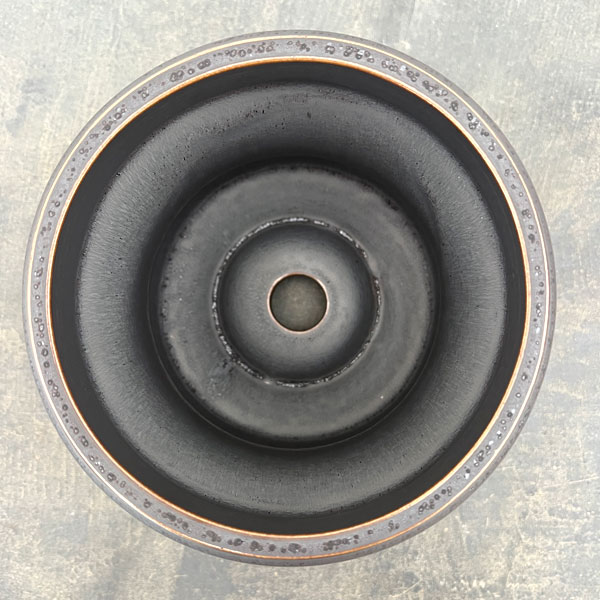 アロイ ポット アンド ソーサー：Lサイズ（直径15.0cm、高さ12.0cm）