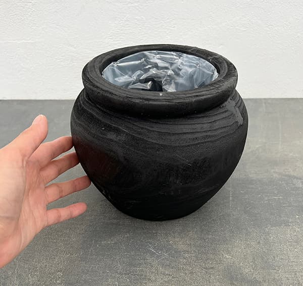 ナックス ジャーポット ブラック 15cm