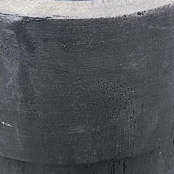 ナックス シリンダーポット ブラック 15cm