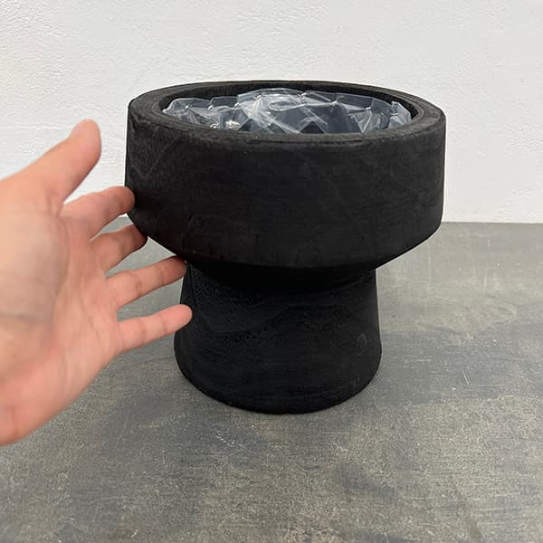 ナックス ステップポット ブラック 18cm
