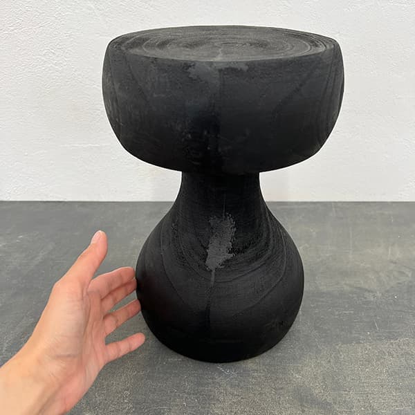 ナックス ポットスタンド ブラック H28cm