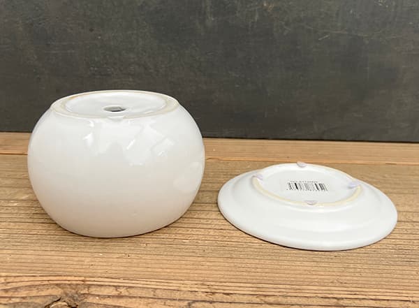 オスト シャローボール マットホワイト 13.5cm・皿付