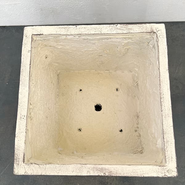 スクエアポットダンテル (22.5×22.5×高さ22.5cm)(3503)