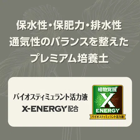 培養土：MY PLANTS　健やかに育てるソイル観葉植物用　5リットル入り