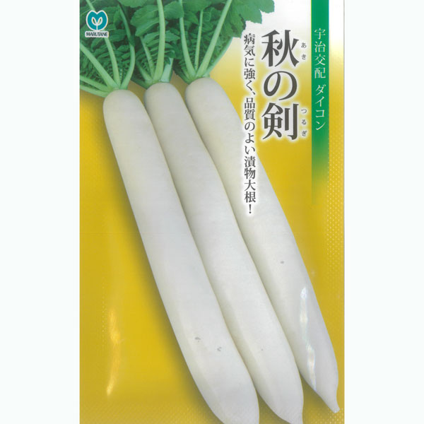 ダイコン（大根）：YR秋の剣[野菜タネ]