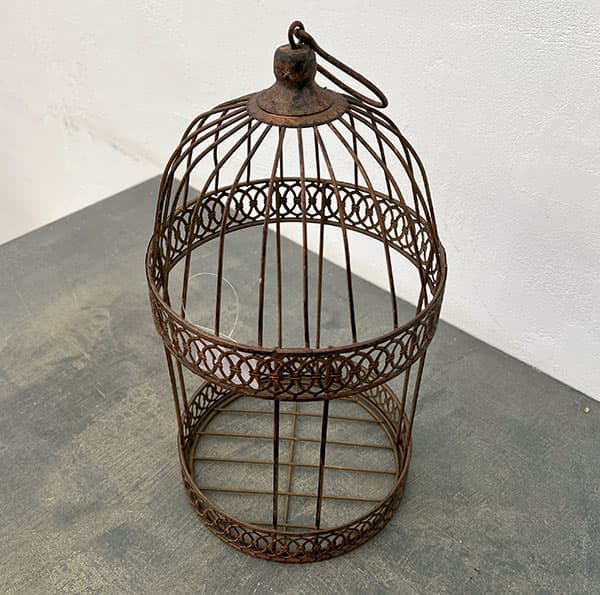 アレンジケージ Mサイズ ブラウン(直径19cm、高さ36cm)AAK25-M20