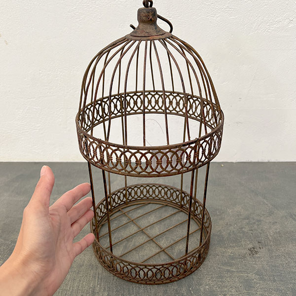 アレンジケージ Mサイズ ブラウン(直径19cm、高さ36cm)AAK25-M20