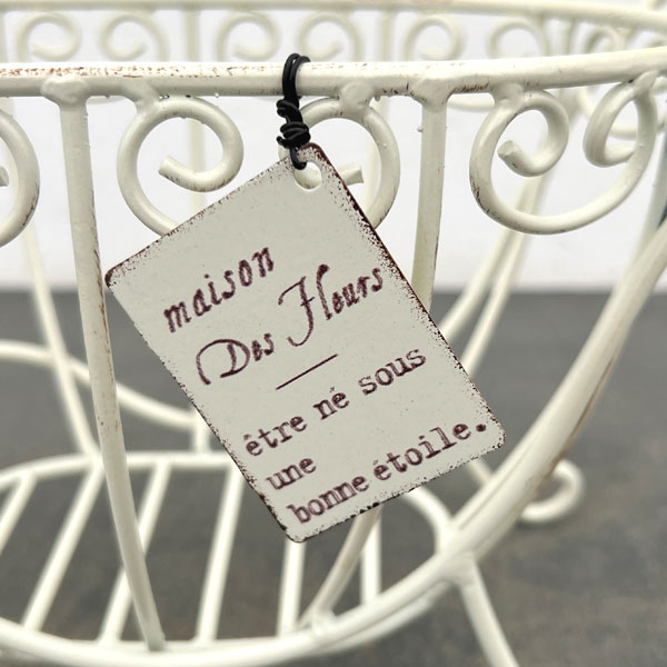 タグアイアンカート・ホワイト（MH1710）