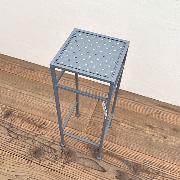 グレー角花台ハイ　Sサイズ（幅18cm、奥行18cm、高さ50cm）AFGK24-L3S