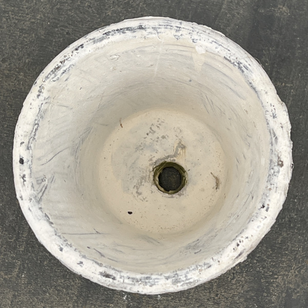 モスポット:カクタスポットホワイトSS（直径10cm×高さ7.5cm）