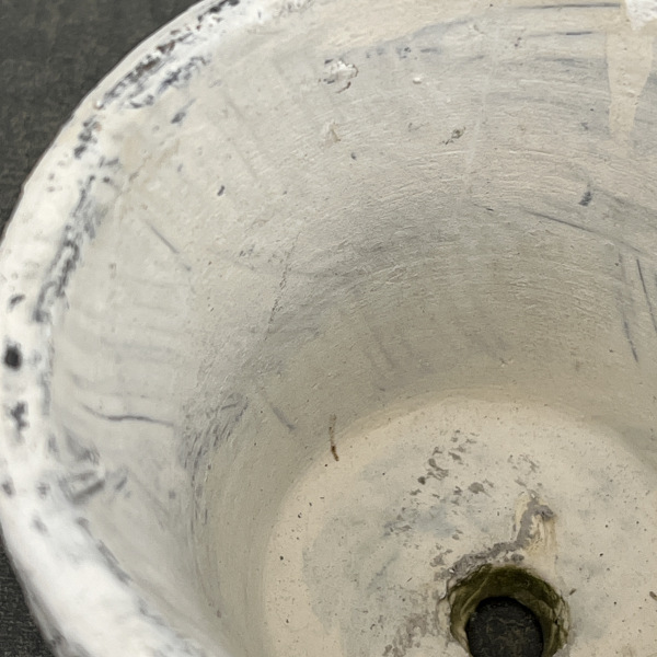 モスポット:カクタスポットホワイトSS（直径10cm×高さ7.5cm）