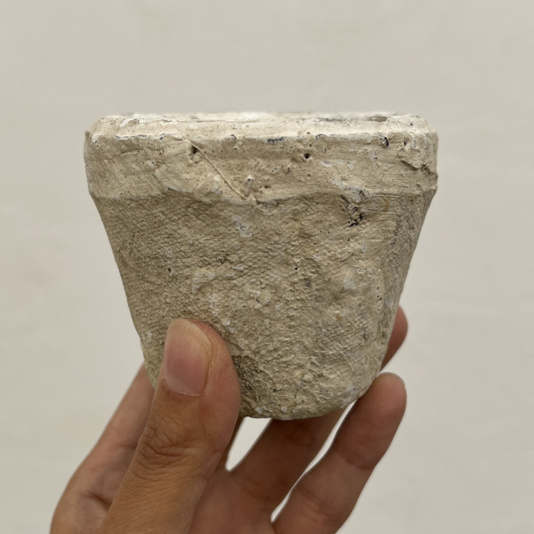 モスポット:カクタスポットホワイトSSS（直径8cm×高さ6.5cm）