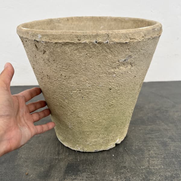 モスポット:ローズポットグレーLL（直径25cm×高さ23cm）