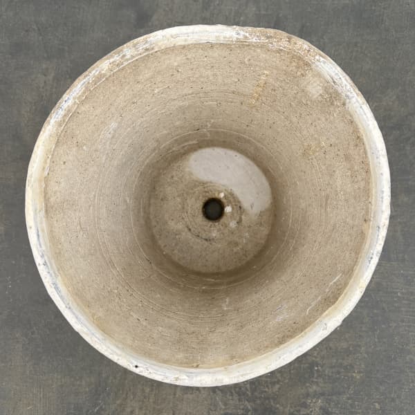 モスポット:ローズポットグレーL（直径20cm×高さ19cm）