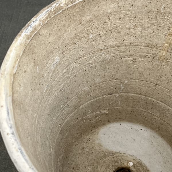 モスポット:ローズポットグレーL（直径20cm×高さ19cm）