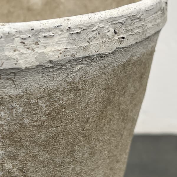 モスポット:ローズポットグレーL（直径20cm×高さ19cm）