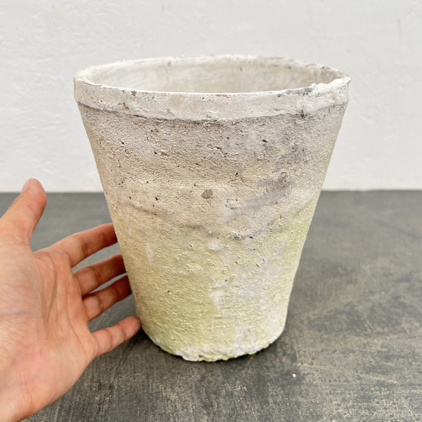 モスポット:ローズポットグレーM（直径16cm×高さ17cm）