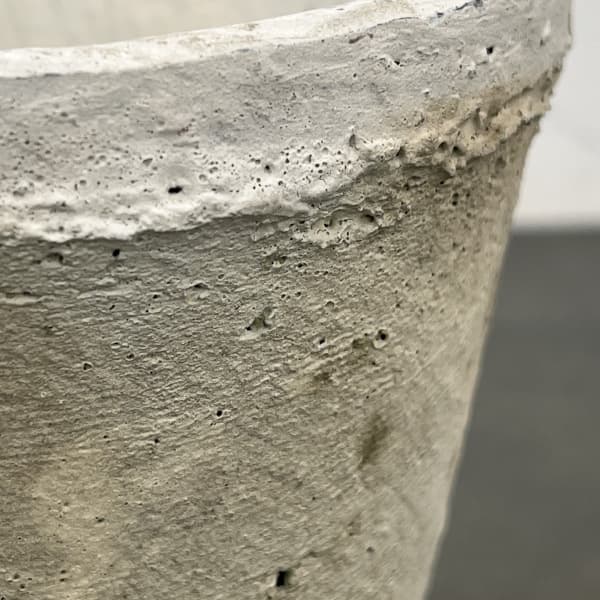 モスポット:ローズポットグレーS（直径13cm×高さ14cm）