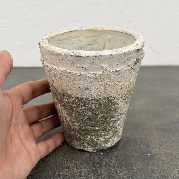 モスポット:ローズポットグレーSS（直径10cm×高さ11cm）