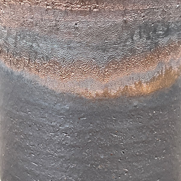 信楽焼き：金彩切立 3.5号（直径約11cm）