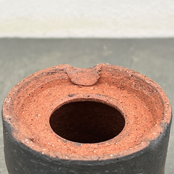 信楽焼き：金彩セッコク 3号（直径約9.5cm）