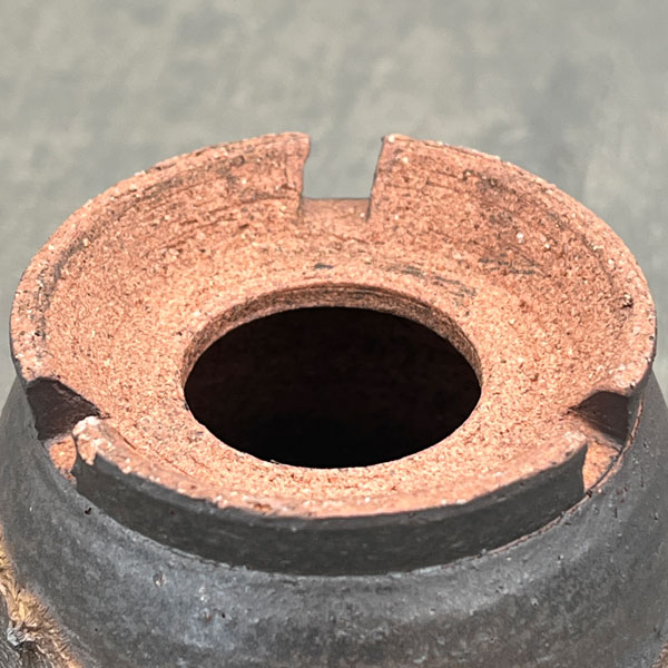 信楽焼き：金彩エン付 3.5号（直径約11cm）