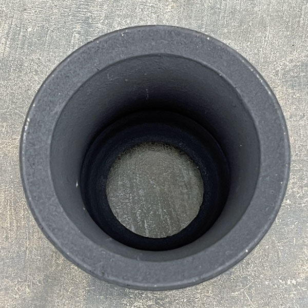 信楽焼き：黒化粧オモト 5号（直径約15cm）