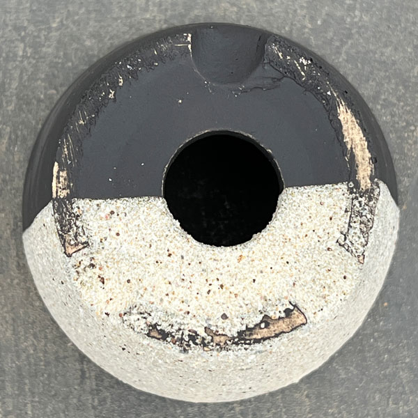 信楽焼き：雅-左右掛分（直径約10cm）