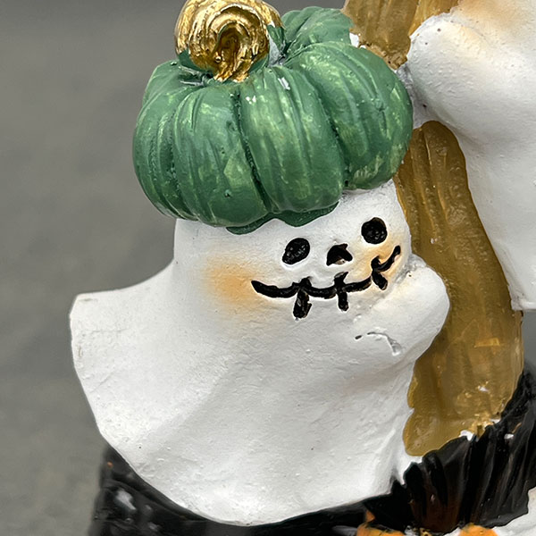 ハロウィンレジンオーナメント25-D-3ゴーストGR / グリーン（HGHW04GR）