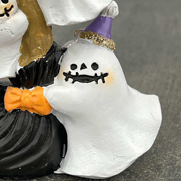 ハロウィンレジンオーナメント25-D-3ゴーストGR / グリーン（HGHW04GR）