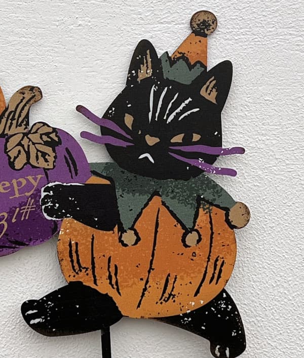 ハロウィンピック25キャット*パンプキンL（HPW64）
