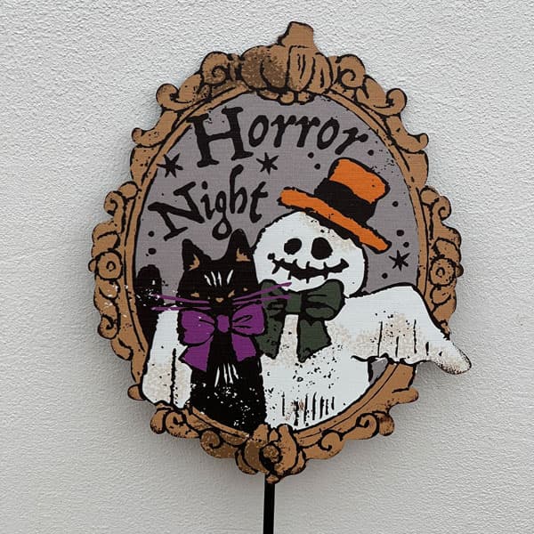 ハロウィンピック25キャット*ゴーストミラーL（HPW69）