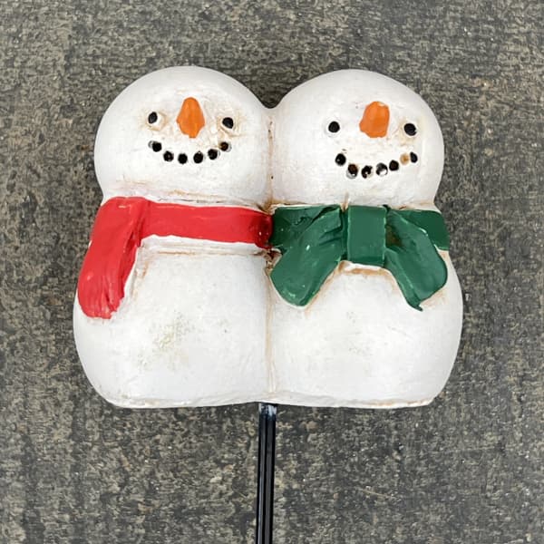 ノエルレジンピック25-Dツインスノーマン(WGXM04)