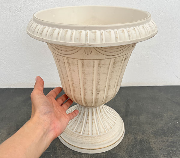 ローマプラポットS(直径25.5cm)クリーム(3650)