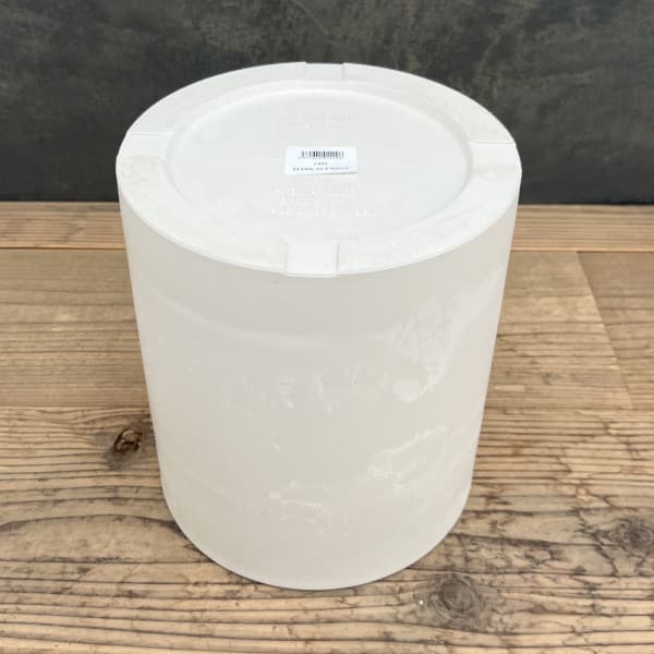 樹脂製鉢カバー・シティPRO LサイズWT(ホワイト)/直径23cm・穴無し