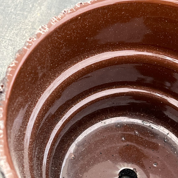 ソル:ラインL グレー4441(直径14cm)・皿付