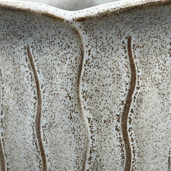 ソル：リップM　グレー4126（直径15cm）・皿付