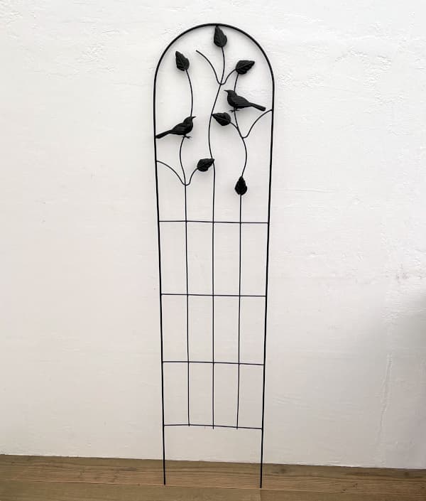 トレリス(Panya社)5708 ブラック(幅32.5cm、高さ141.7cm)