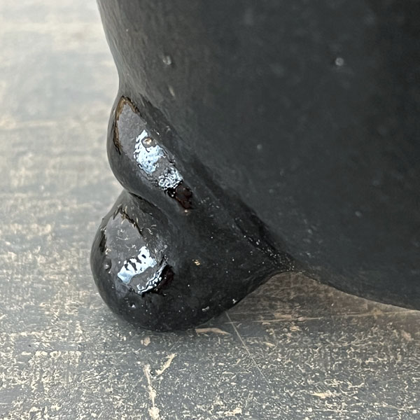 RAKU プランター K-95（直径約12.5cm）・受け皿付き