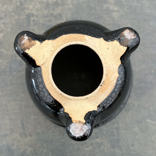 RAKU プランター K-95（直径約12.5cm）・受け皿付き