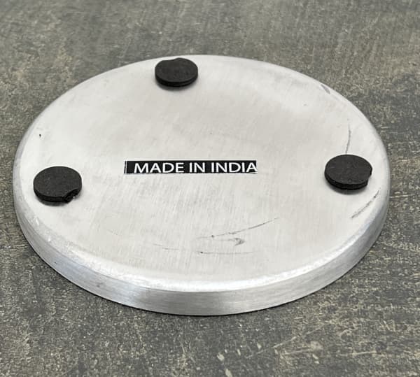 リムカラープランター120（直径約12.2cm）ホワイト・受け皿付き