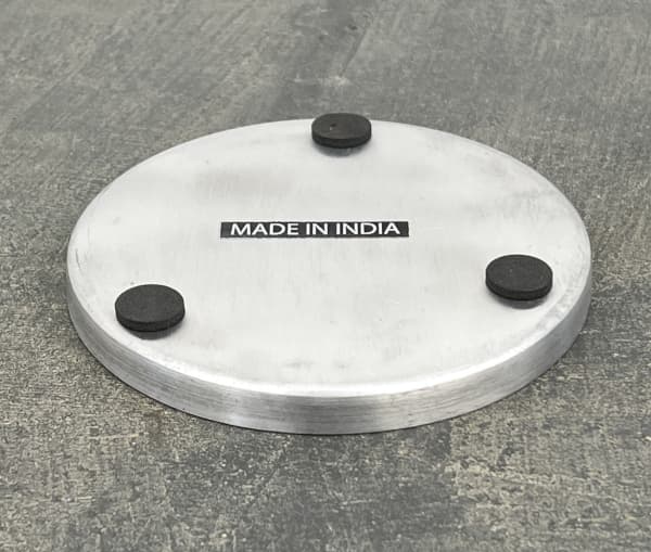 リムカラープランター120（直径約12.2cm）ブラック・受け皿付き