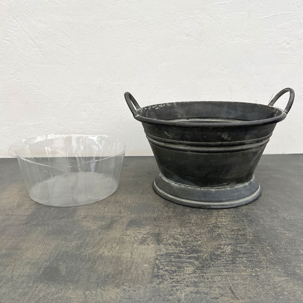 ブリキハンドルバケツ Sサイズ(BAGP1004S)