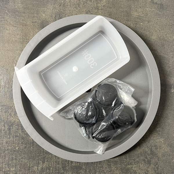 プラスチックトレイ(キャスター付き) 28cm(TPL001)