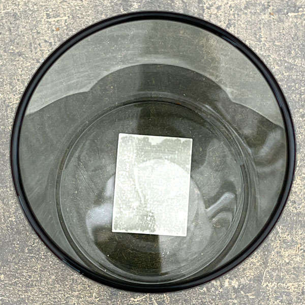 バルブベース 水栽培ガラスベース グレーショート(KEGY4060GY)(容器のみ)