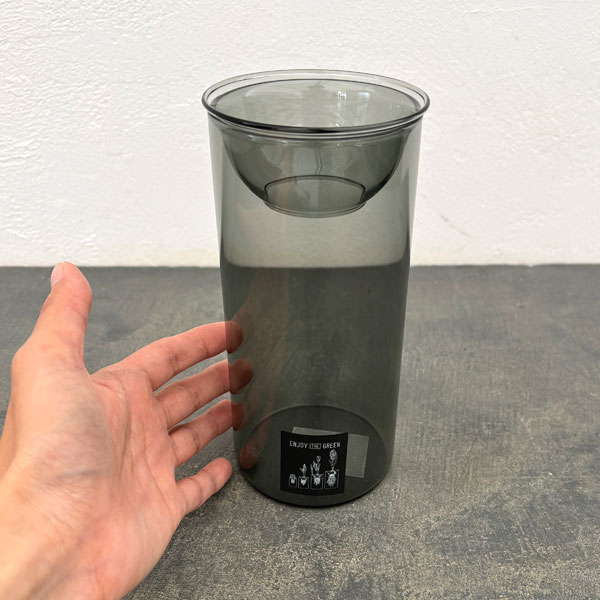 バルブベース 水栽培ガラスベース クリア ロング(KEGY4070GY)(容器のみ)